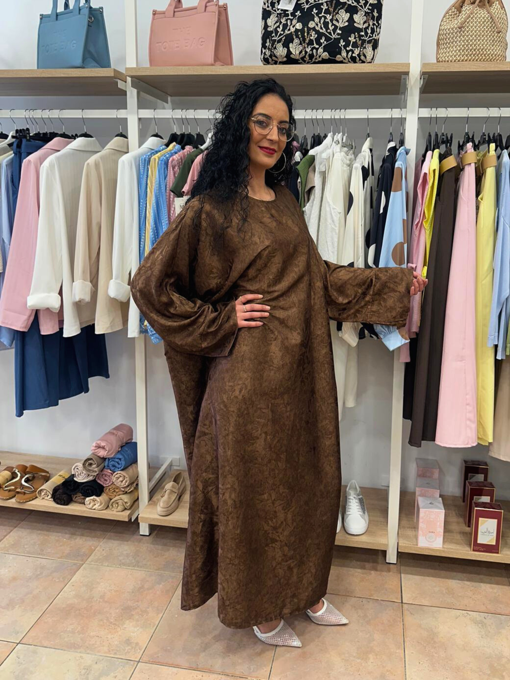 ABAYA ESTAMPADA