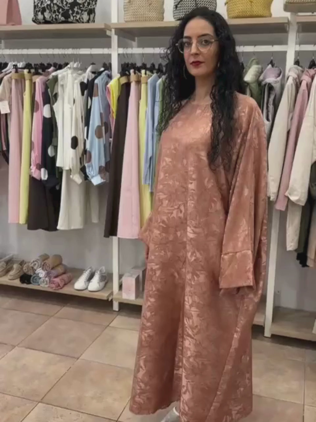 ABAYA ESTAMPADA